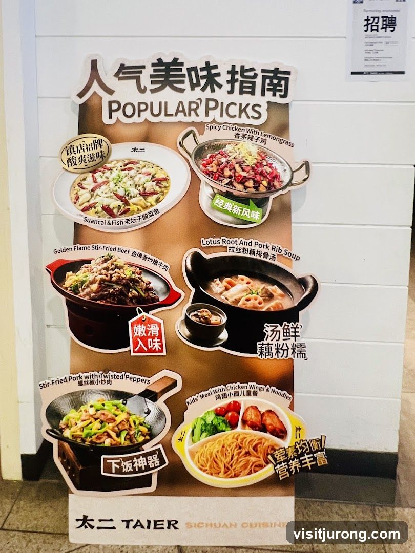 Popular Picks Menu
