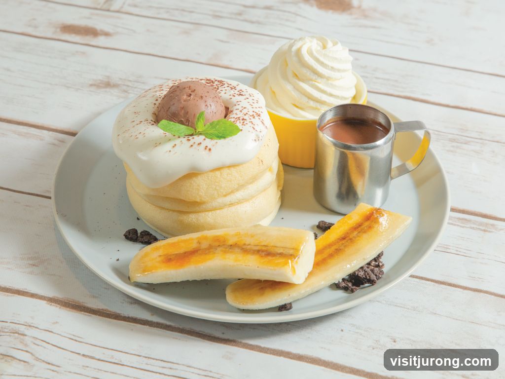 Fluffy Pancakes with Banana and Chocolate