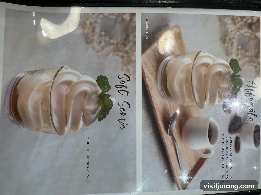 Dessert Menu