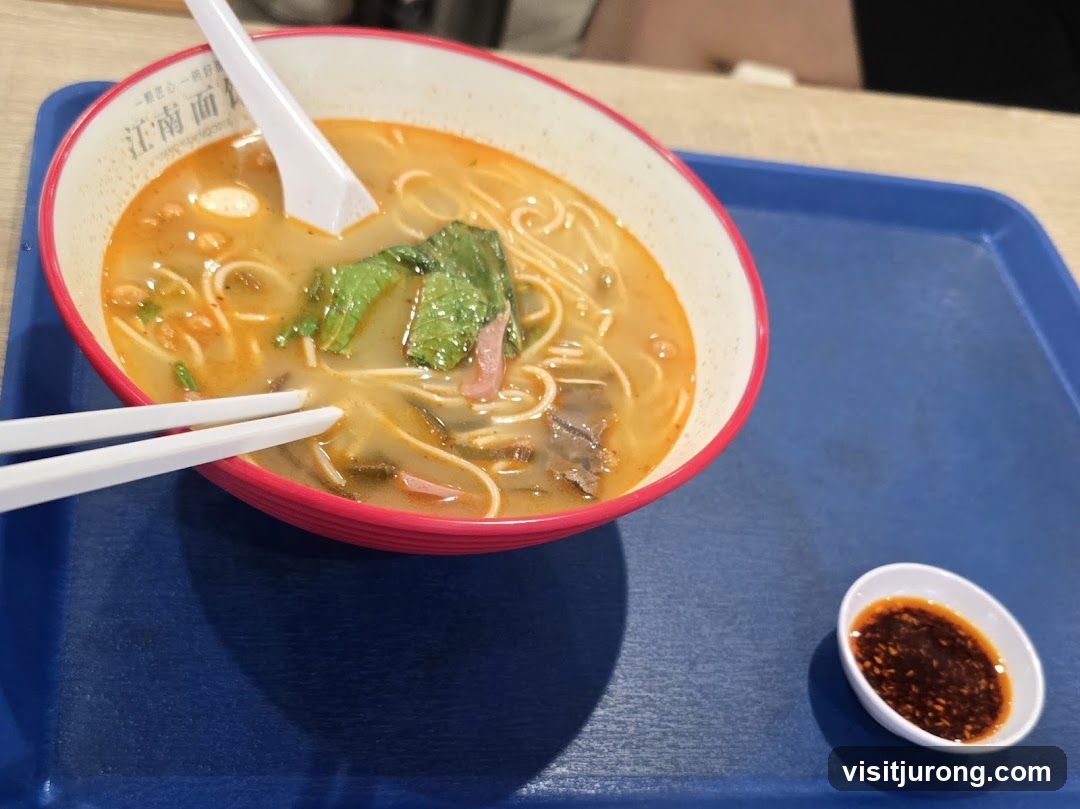 Noodle Soup with Chili Oil