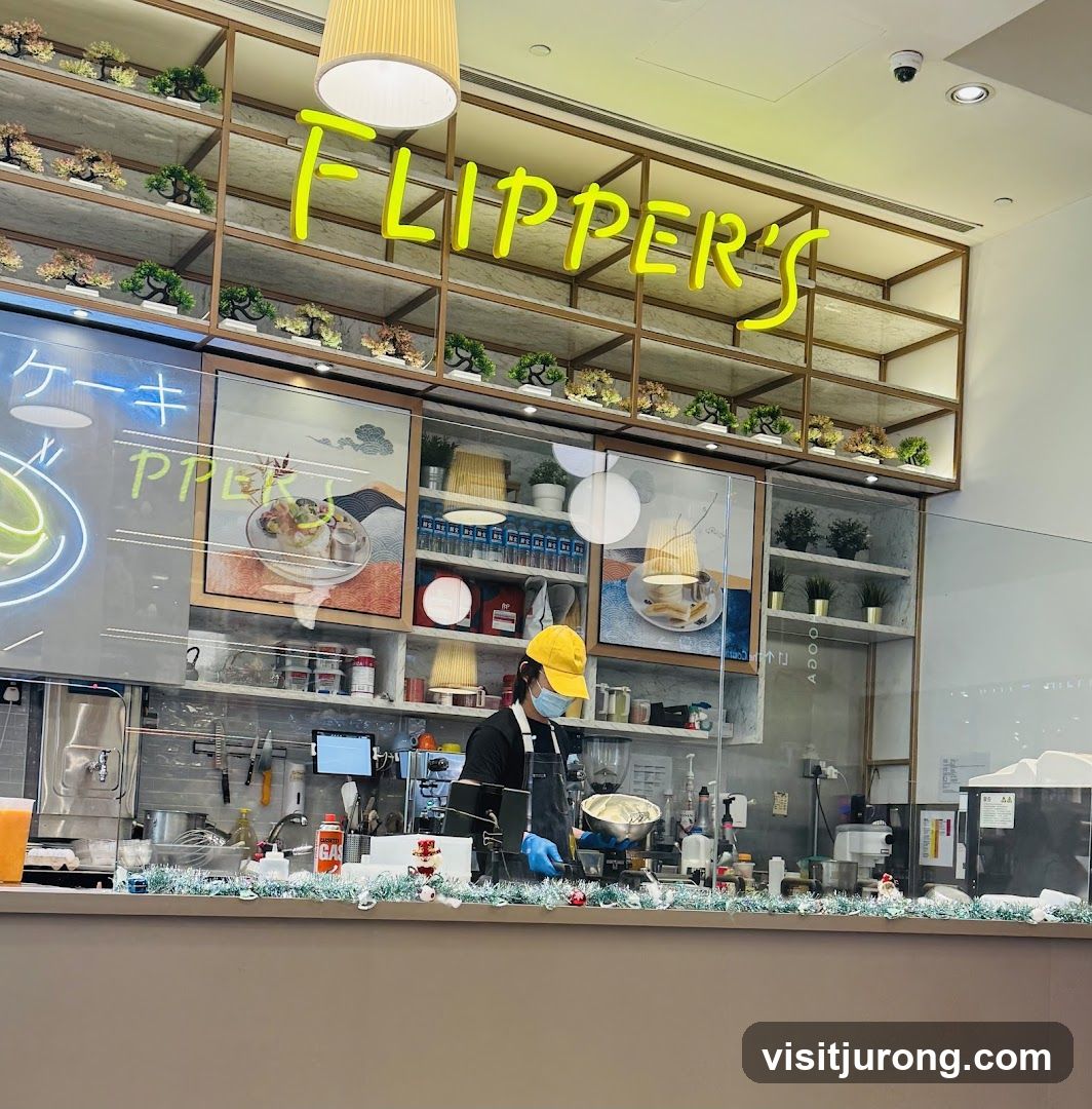 Cafe Interior with Staff