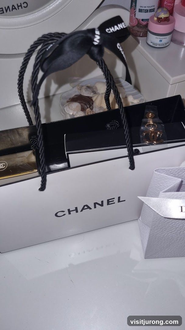 Chanel Shopping Bag with Jewelry