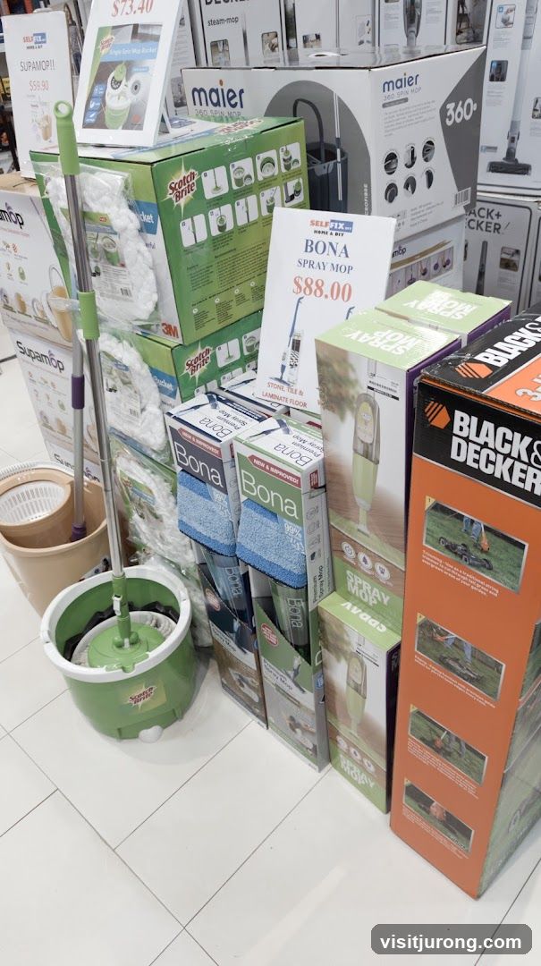 Cleaning Supplies Display