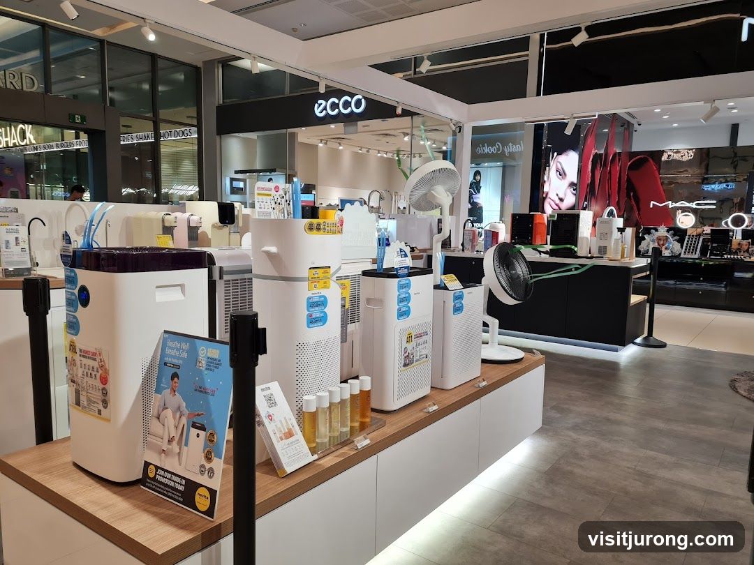 Air Purifiers and Fans Display