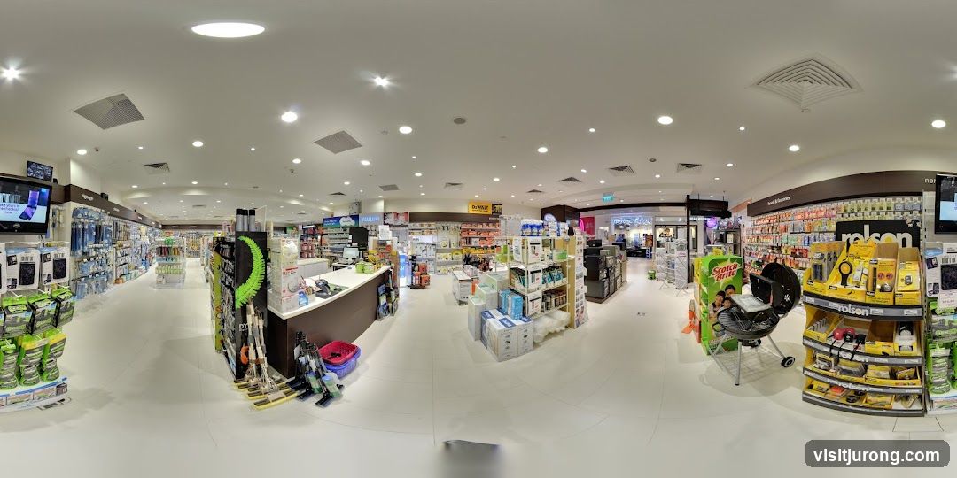 Interior of a retail store