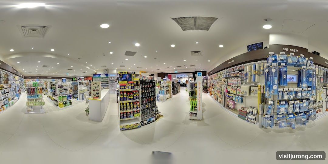 Interior of a well-stocked retail store
