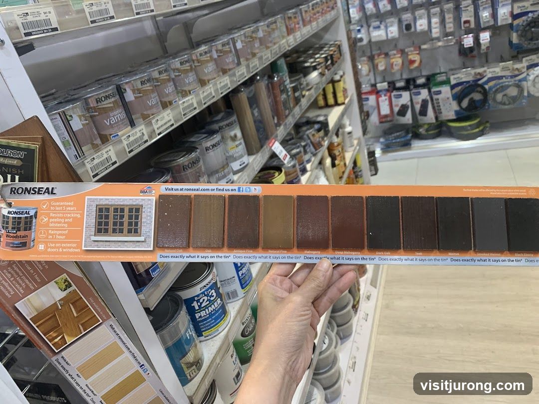 Ronseal Wood Stain Color Samples