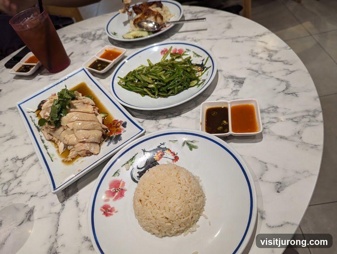 Hainanese Chicken Rice Meal