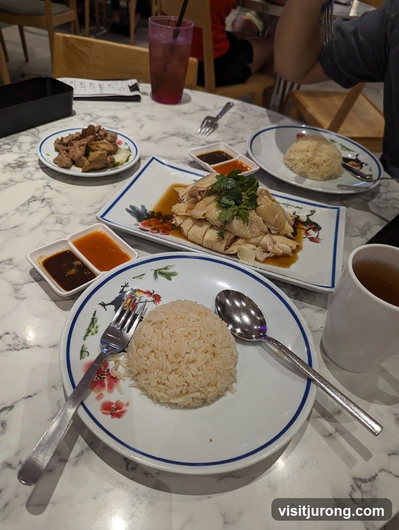 Hainanese Chicken Rice Meal