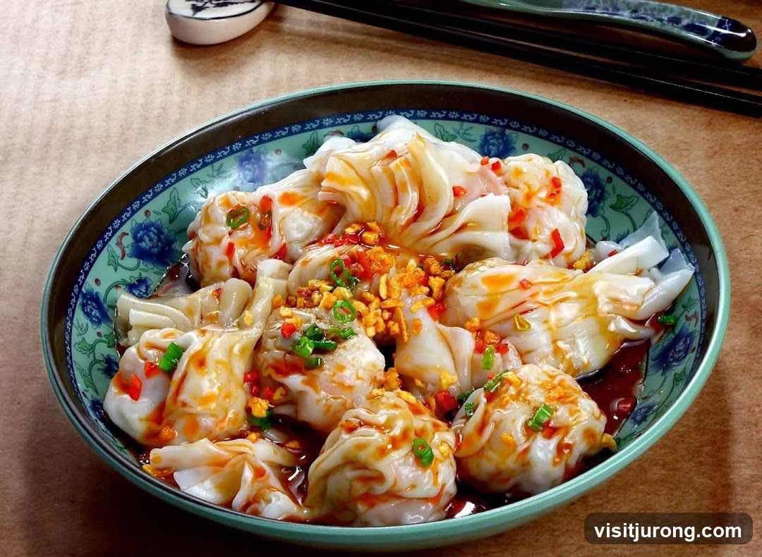 Wontons in Chili Oil