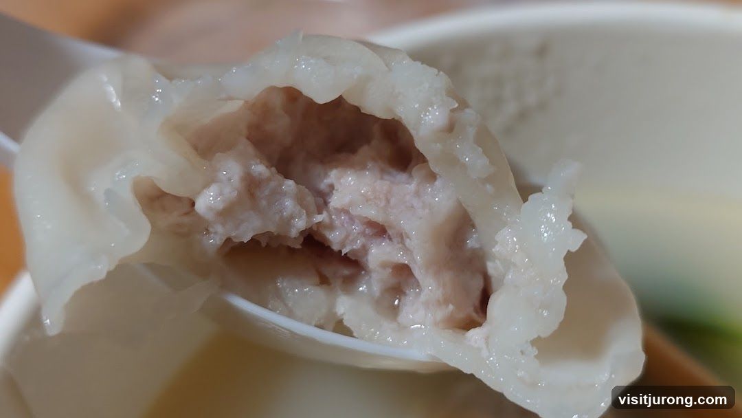 Close-up of a Dumpling