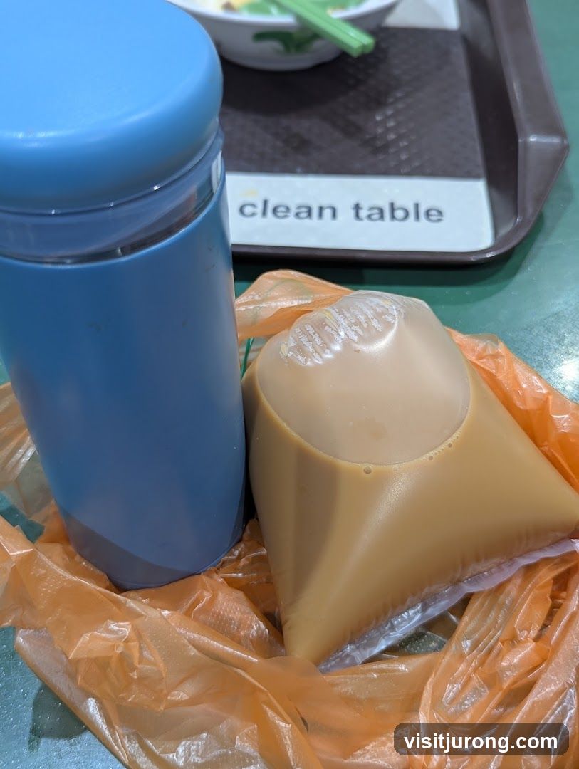 Beverages on a Tray