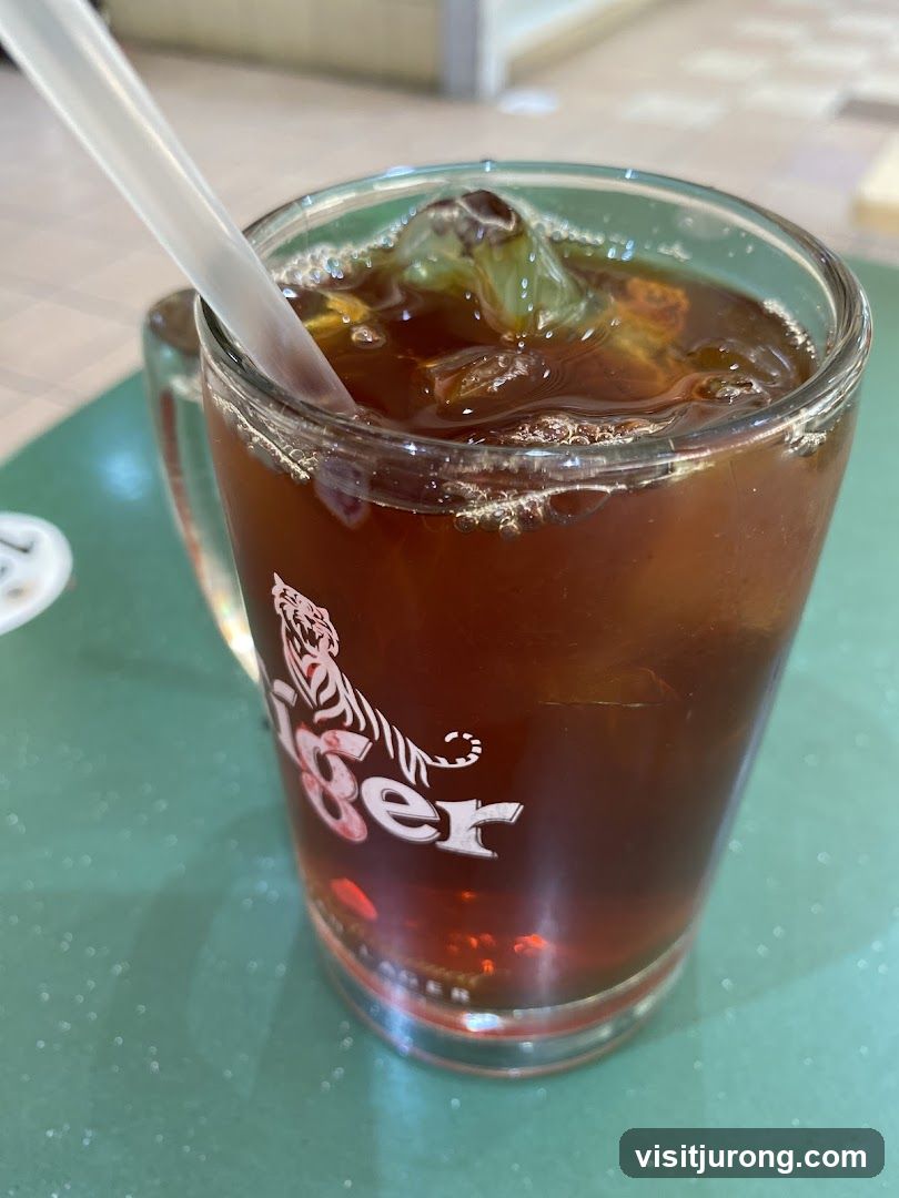 Iced Tea in a Branded Glass