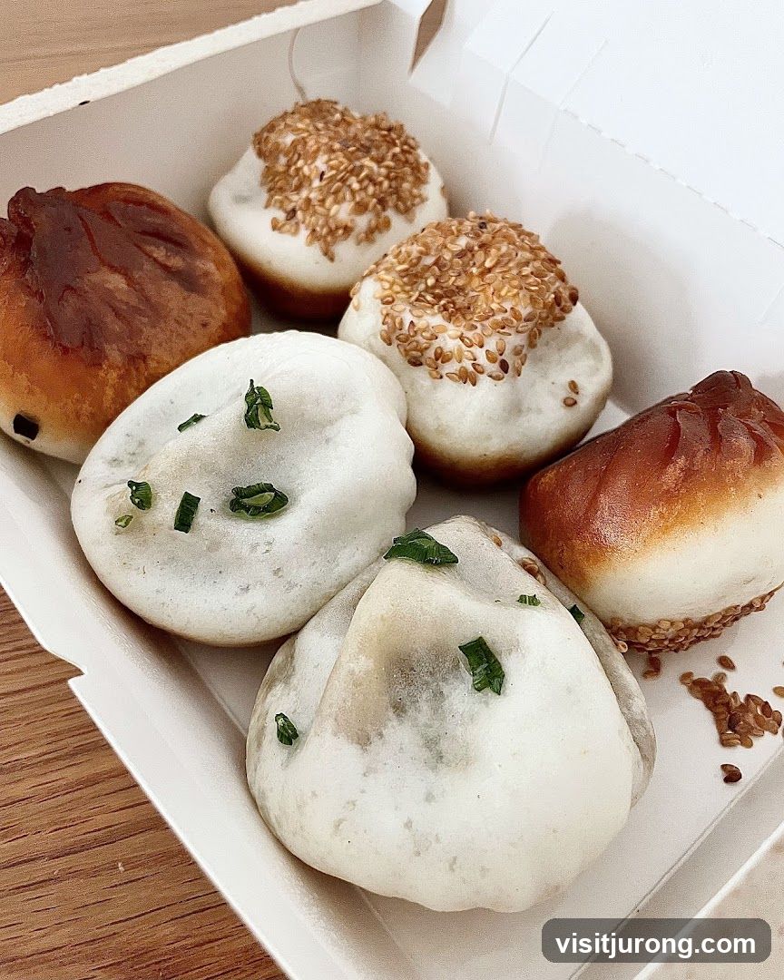 Assortment of Pan-Fried Buns