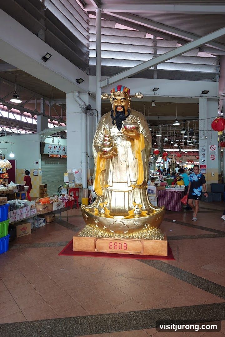 Golden Statue in Market