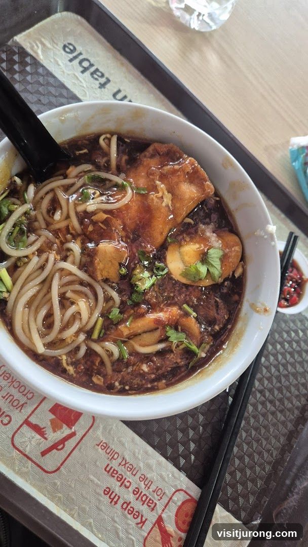 Noodle Soup with Egg and Tofu