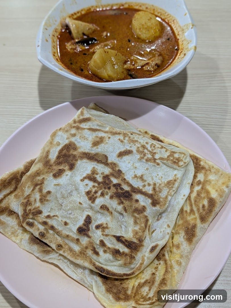Roti Canai with Curry