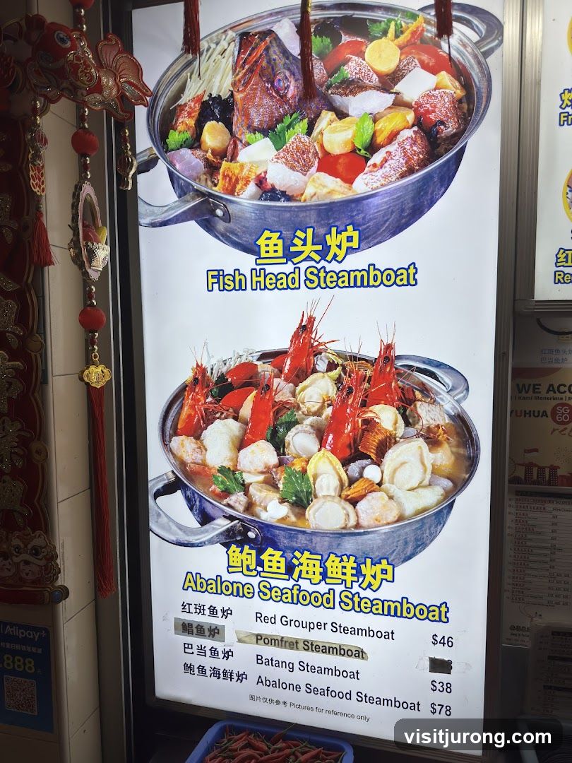 Steamboat Menu