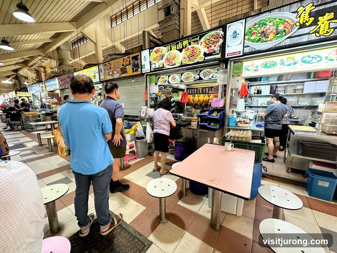 Hawker Stall Food Display