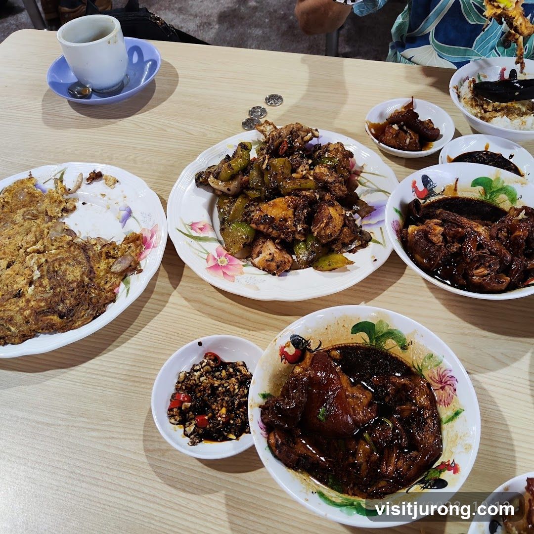 Table with various dishes