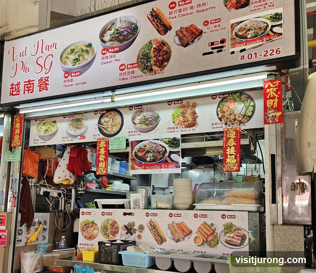 Viet Nam Pho SG Menu