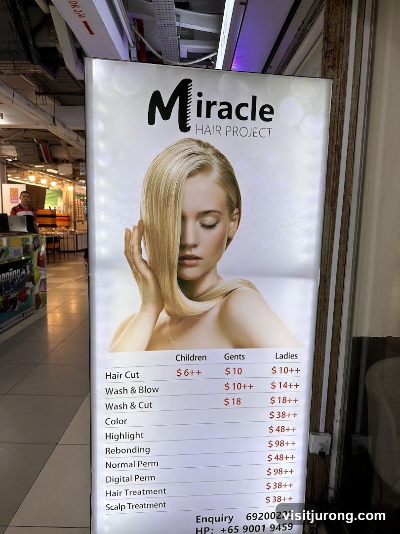 Miracle Hair Project Menu