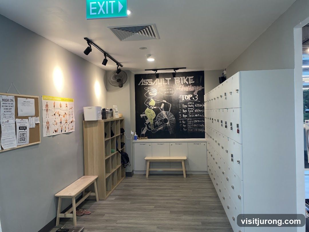 Gym Locker Room