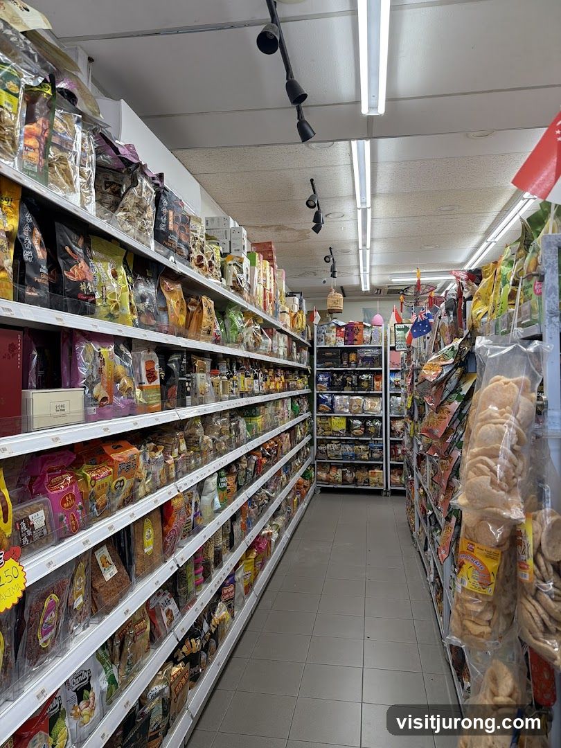 Aisle of Snacks in a Store