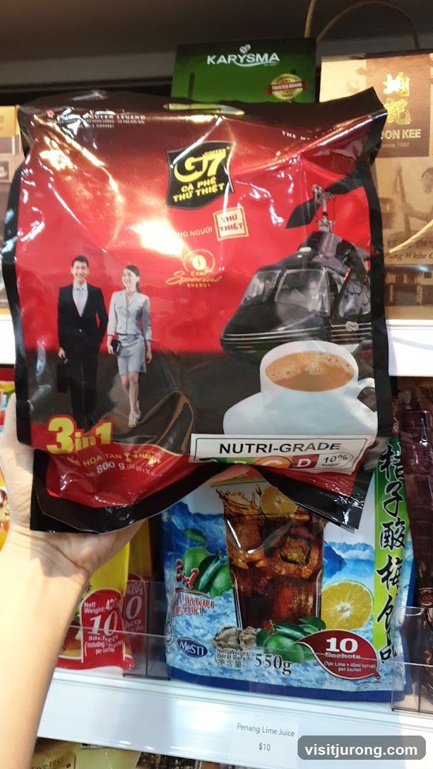 G7 Coffee and Penang Lime Juice