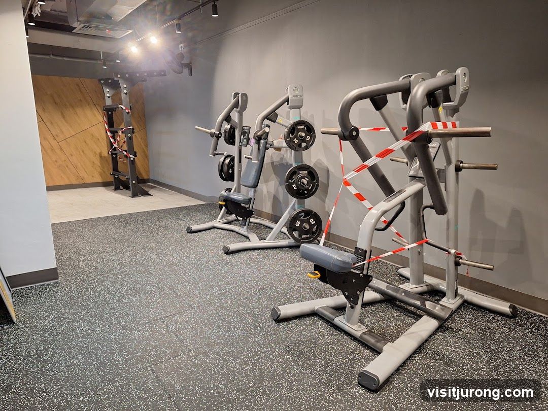 Gym Equipment Blocked Off