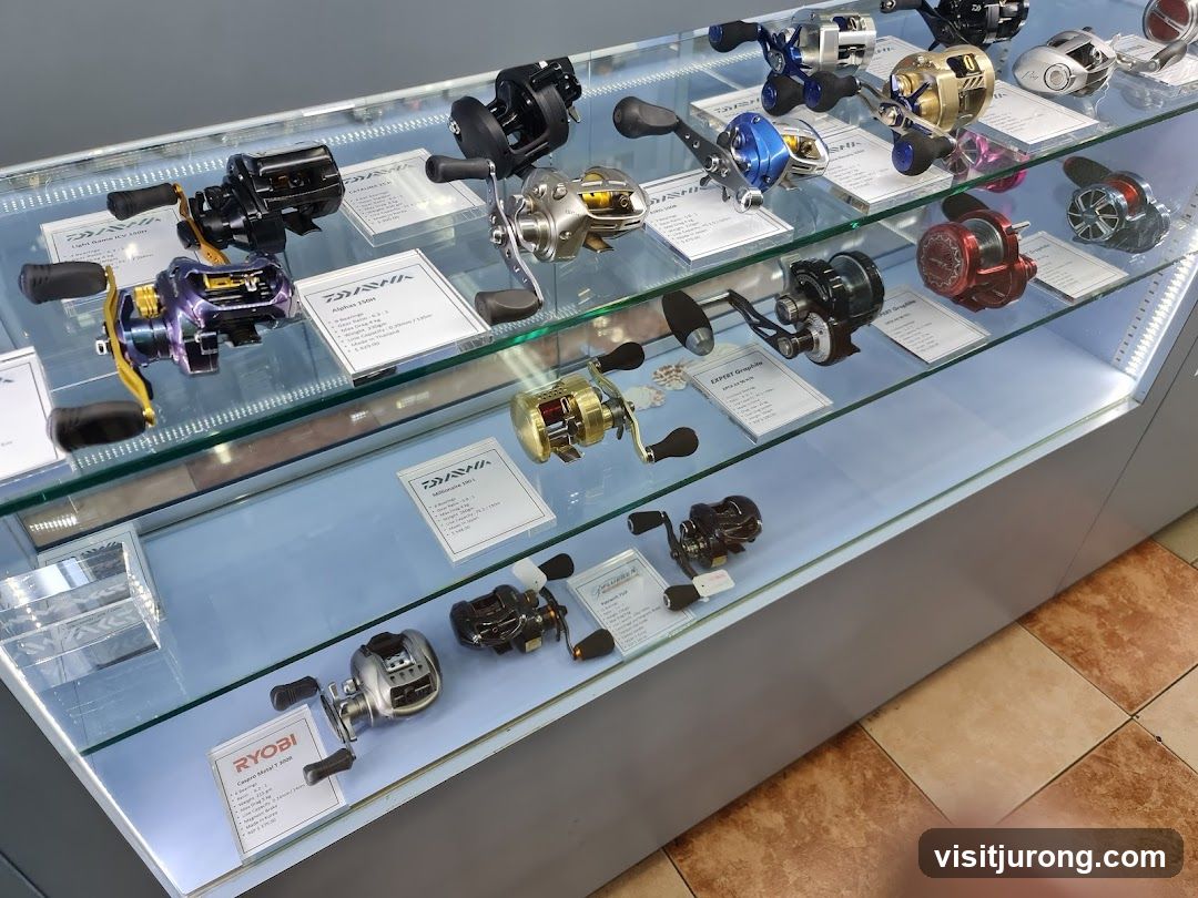 Fishing Reels Display