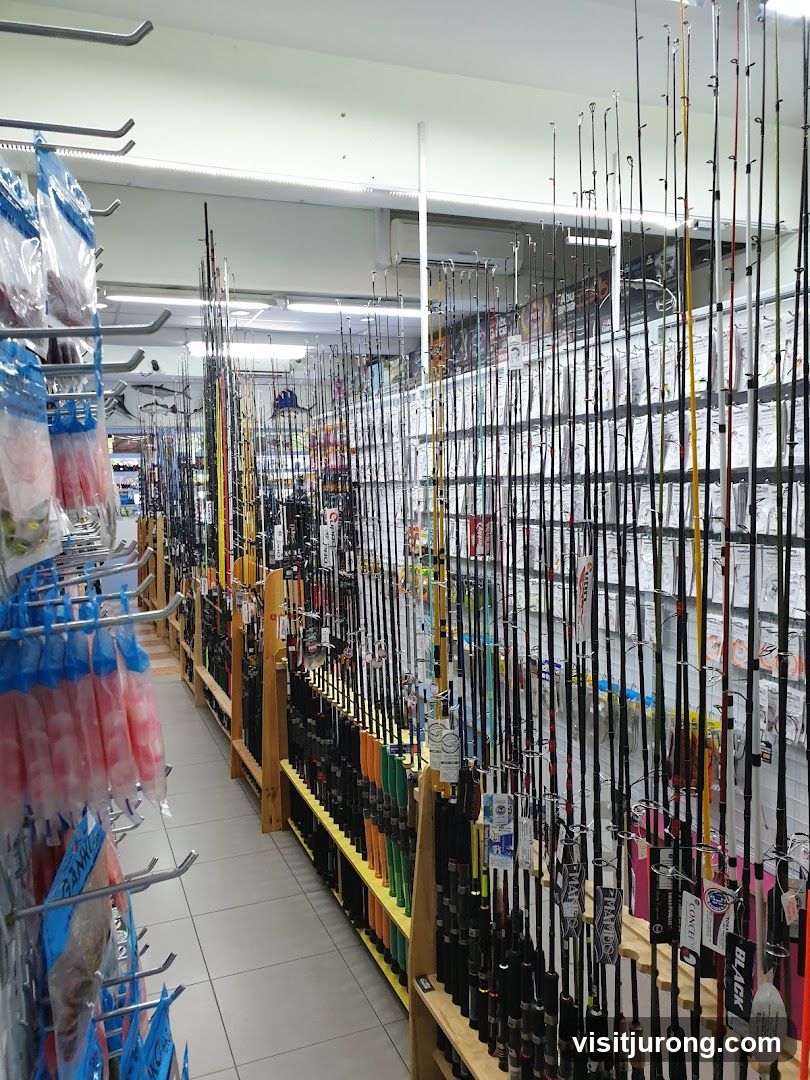 Fishing Rods and Tackle Display