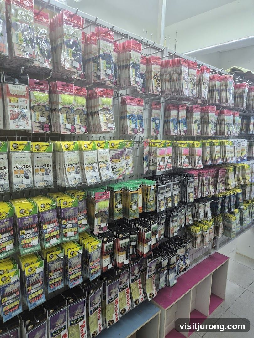 Fishing Lures and Tackle Display