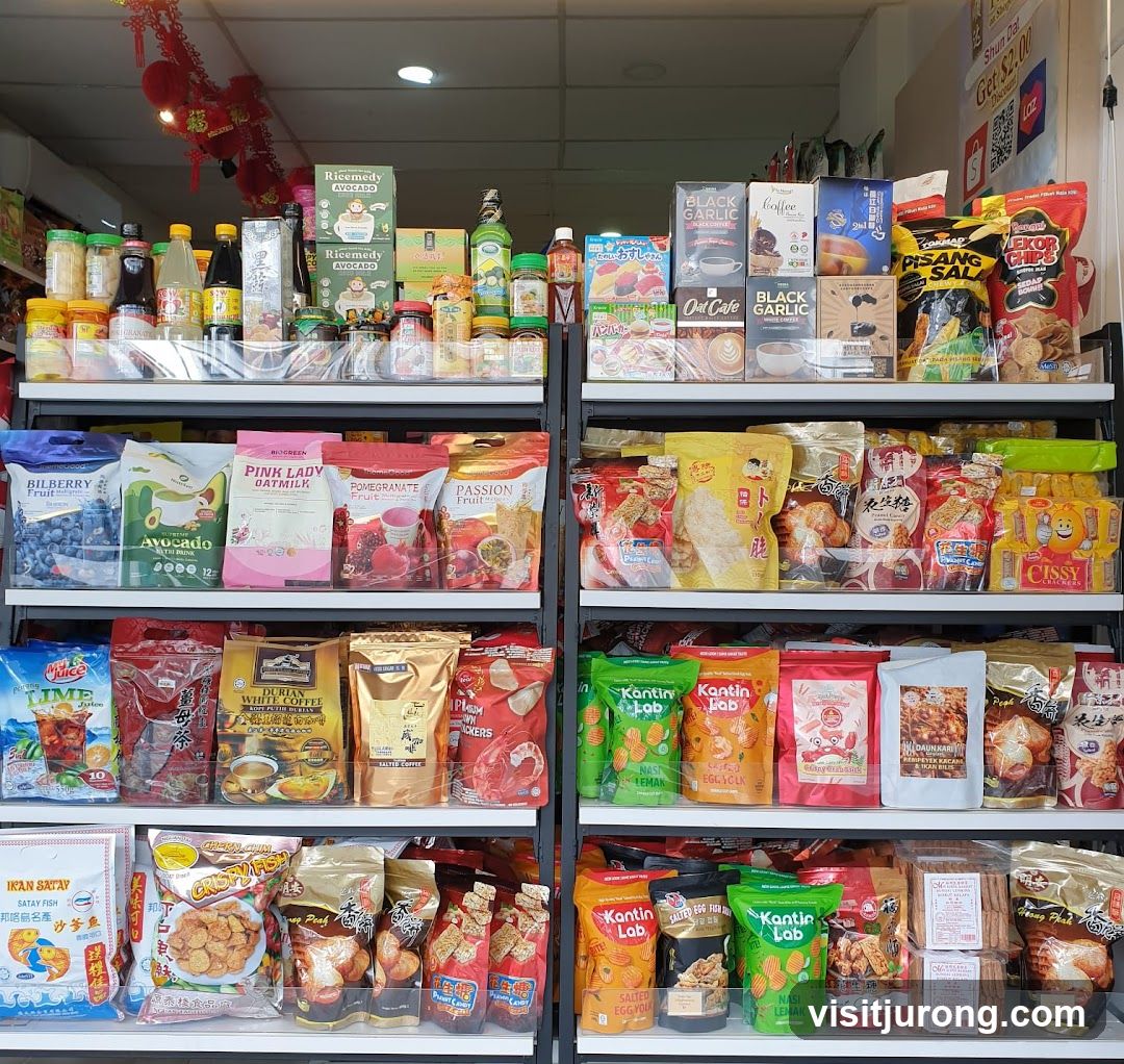 Assortment of Snacks and Drinks