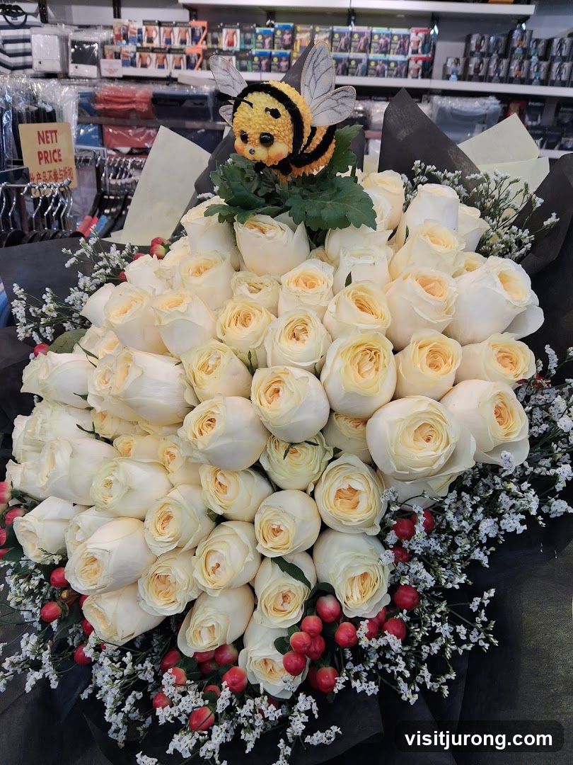 Bouquet with Bee Decoration