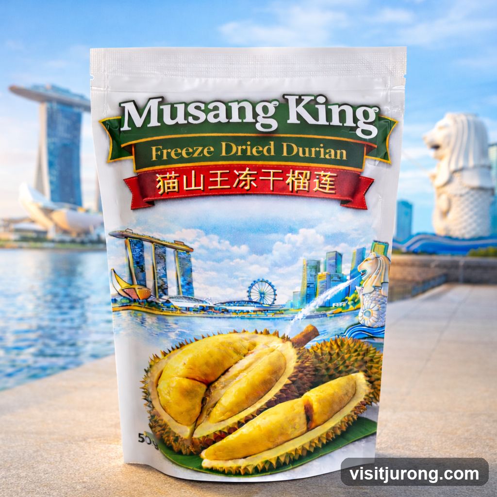 Musang King Freeze Dried Durian Packaging