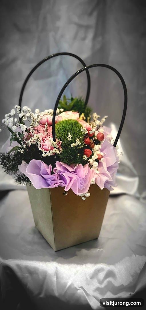 Flower Arrangement in a Box