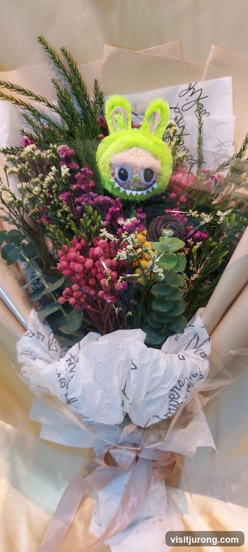 Bouquet with Plush Toy