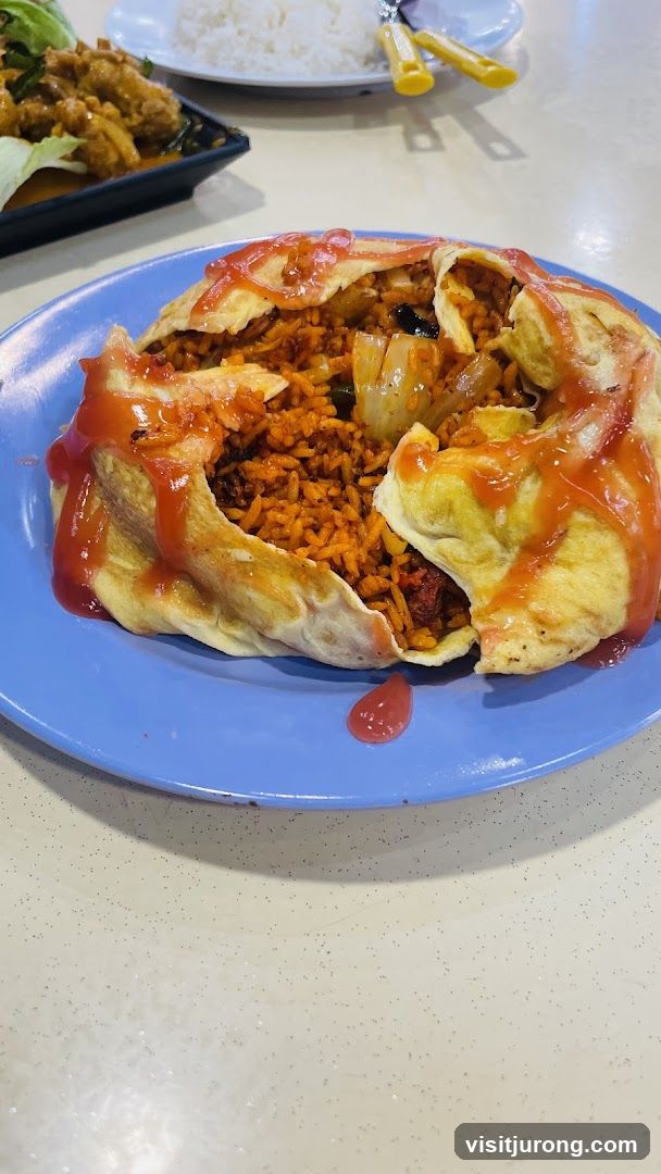 Omurice with Ketchup