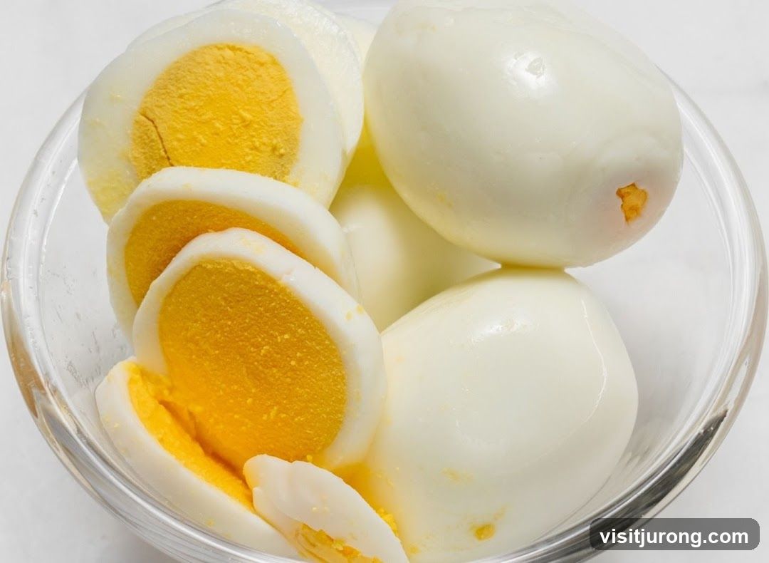 Hard-boiled eggs