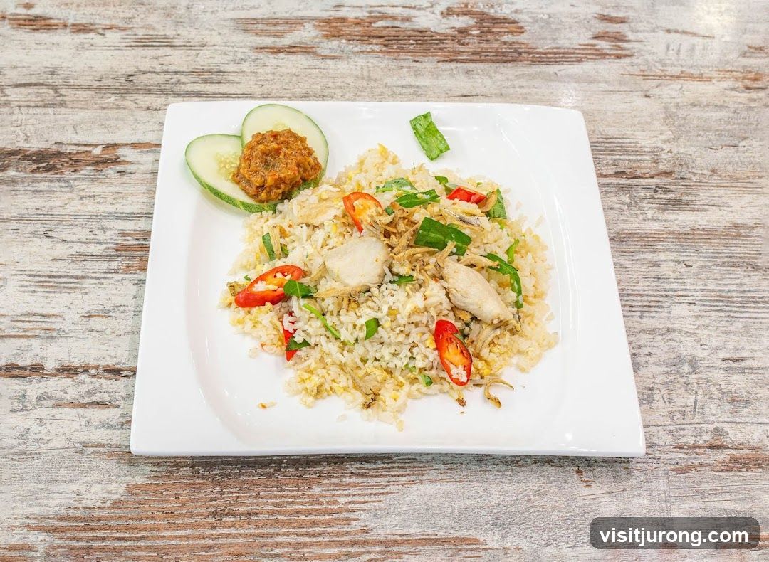 Fried Rice with Chicken and Anchovies