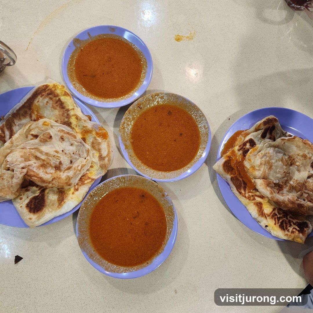 Roti Canai with Curry