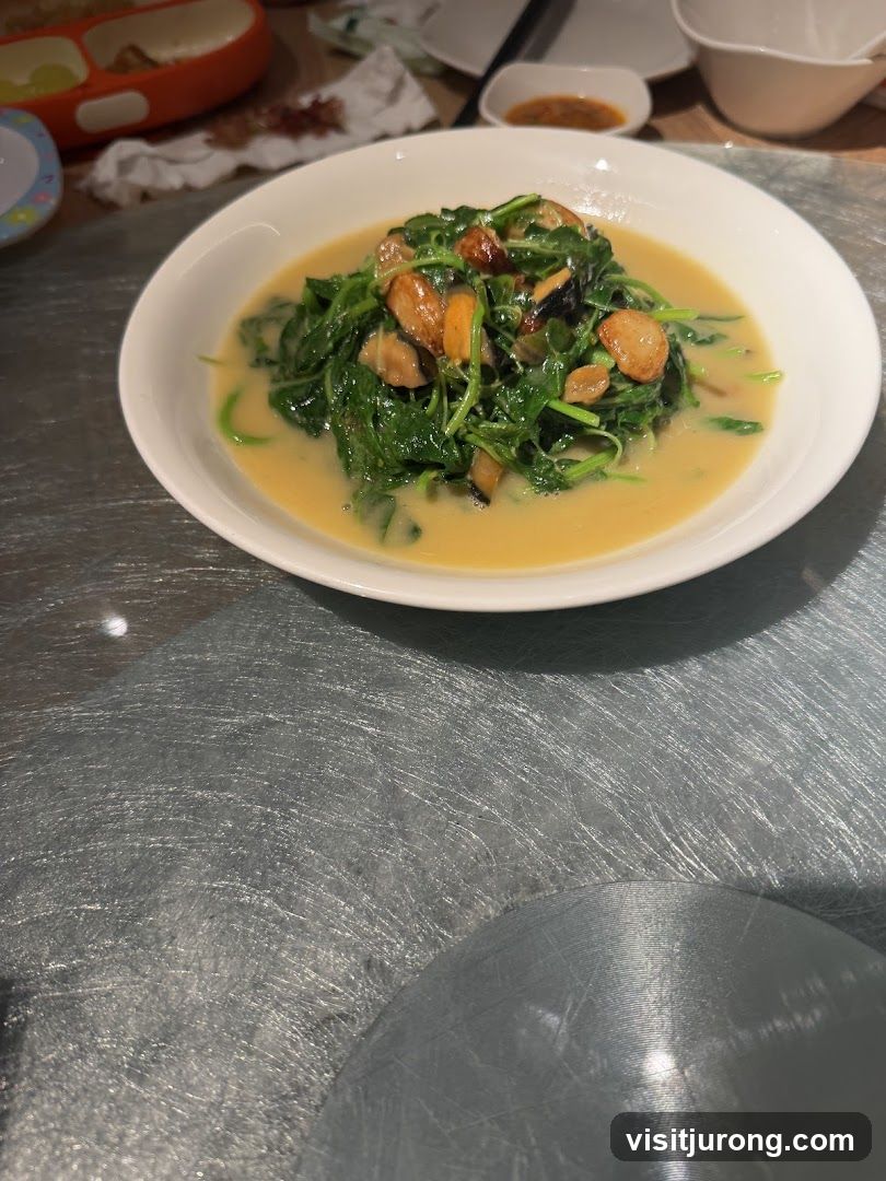 Stir-fried Greens with Garlic