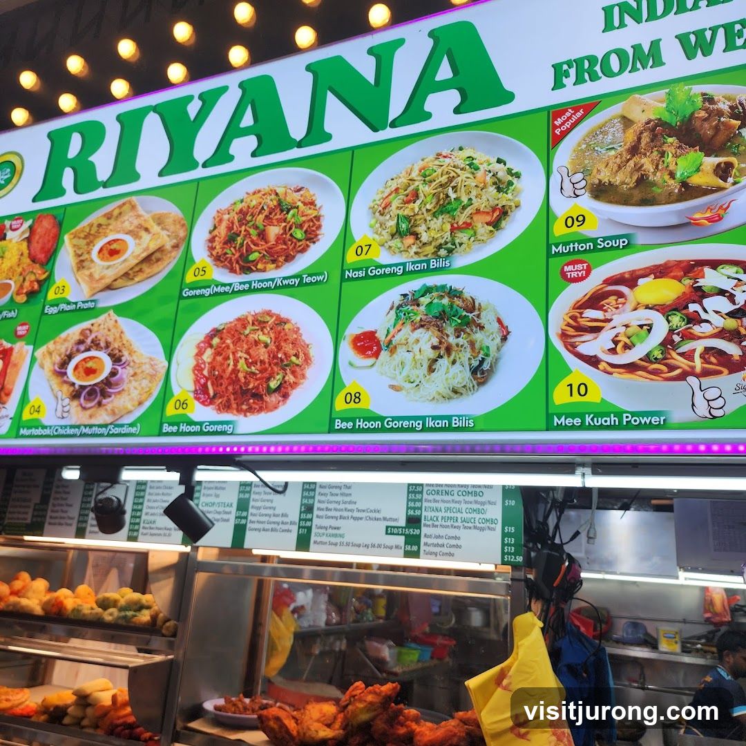 Indian Food Stall Menu