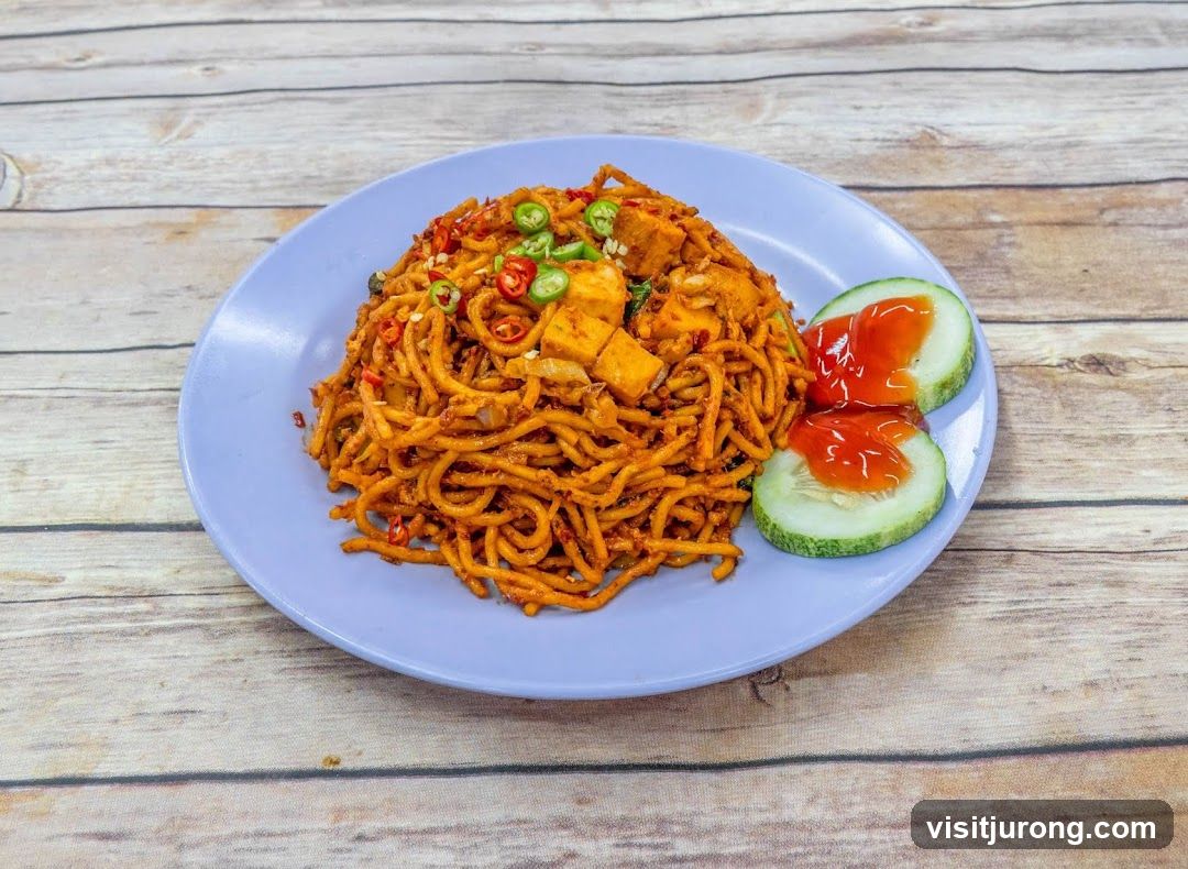 Spicy Noodles with Tofu and Cucumber