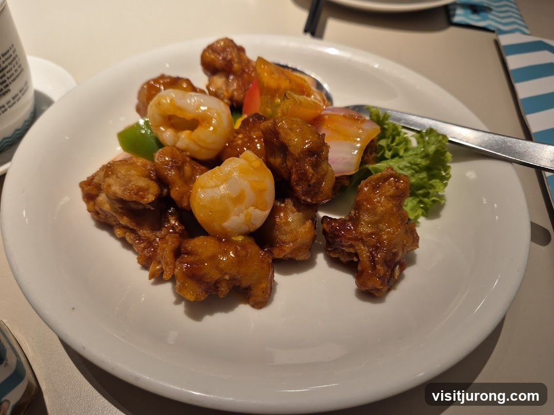 Sweet and Sour Chicken with Lychee