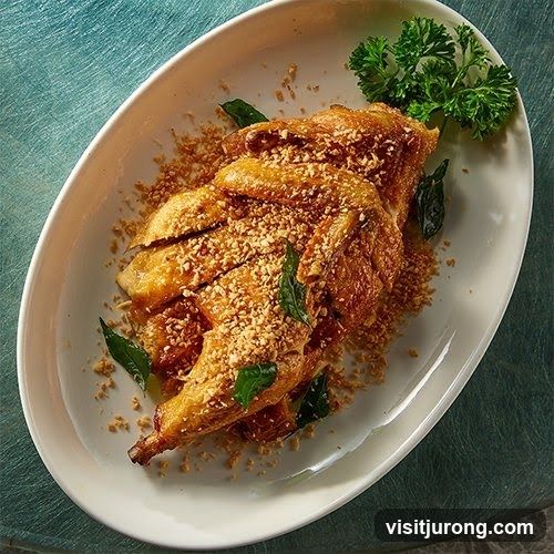 Crispy Fried Chicken with Toasted Garlic
