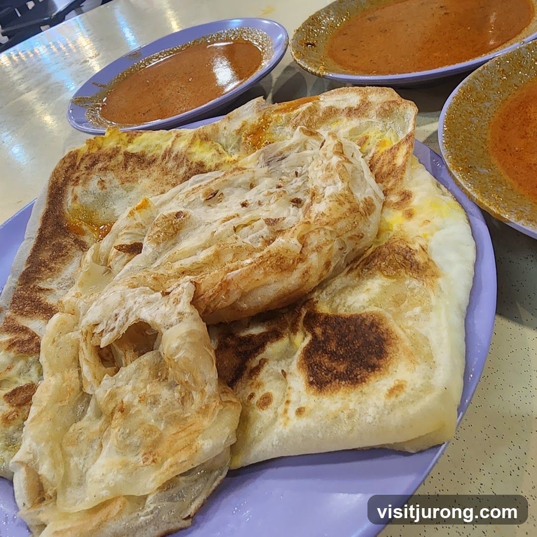 Roti Canai with Curry