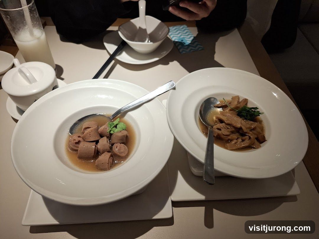 Two Dishes of Food