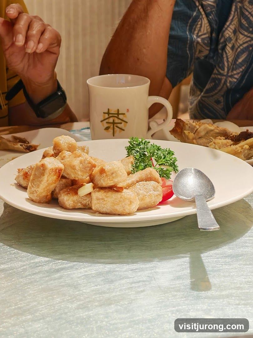 Fried Food with Tea
